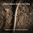 thumbnail image 3 of DRIP TUBING STAKES Landscape Staples 5 inch ~ Landscape Staples Bulk - Landscape Fabric Pins - Garden Staples - Ground Cover Staples - Fence Anchors - Lawn Nails - Garden Stakes (500 Staples), 3 of 8