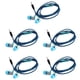 thumbnail image 1 of 5X H-169 3.5mm MP3 MP4 Subwoofer de Cableado Cordon , Auriculares Universales de Musica con Control de Alambre de Trigo (Azul), 1 of 5