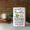thumbnail image 5 of Lifesong Milestones St. Patrick's Day Decorations Home and Tabletop Decoration Wood Art Sign Irish Blessing, 5 of 7