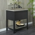 thumbnail image 3 of Native Trails Nsv30-R Nativestone 30" Stone Composite Vanity Top - Charcoal, 3 of 7