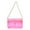 Hot Pink, variant on GEZHEN Women Shoulder Bag Fashionable Pearl Pendant Transparent Buckle Lightweight and Versatile Messenger Bag Shoulder Bag Pearl Pendant Transparent Buckle Lightweight Versatile Messenger Bag