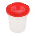 thumbnail image 4 of Taza de Plástico Transparente para Cepillo de Pintura con Tapa para El Color de Pintura de Almacenamiento de Cepillo de Soledad taza de pintura, 4 of 10