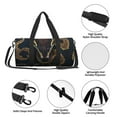 thumbnail image 5 of Japuie Ball Phyton Snake Print Travel Duffle Bag,Gym Bag,Weekender Bag,Compartment Overnight Bag for Men Women,Carry On Weekender Bag for Airplane,Hospital Bags for Labor and Delivery, 5 of 6