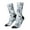 2 Black-2, variant on Lilies Flowers Print Adult Socks for Men & Women,Calf Socks, Ankle Socks,Boots Socks,Breathable Casual Sock,Unisex Crew Socks