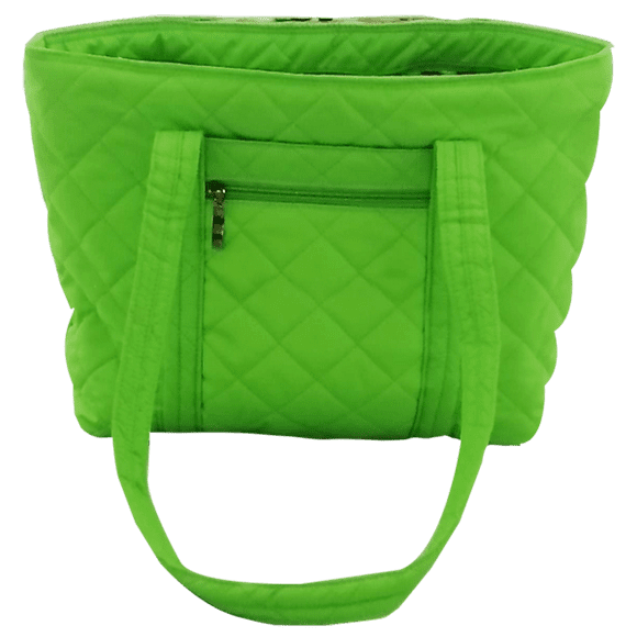 Bolsa DAMA floral SBGO TIPO TOTE VERDE NEON