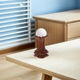 thumbnail image 4 of PAMINGONO Natural Wood Round Display Pedestal Stand for Crystal Spheres and Globes, 4 of 7