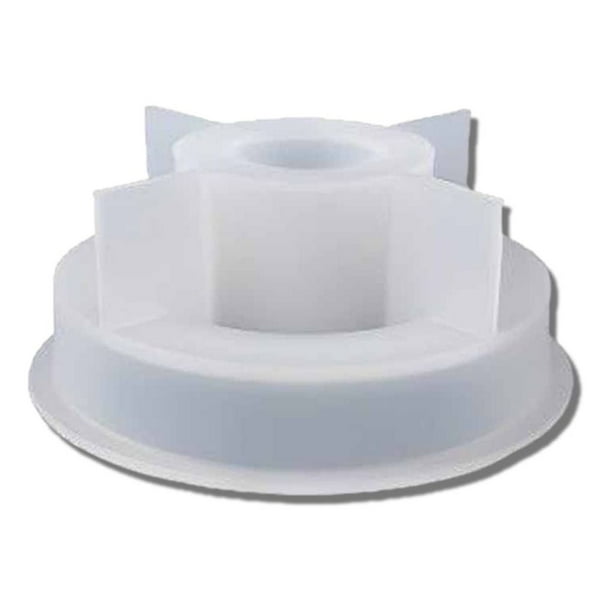 Injueey Portavelas para niños, molde de silicona para el hogar, portátil, reutilizable, resistente a altas temperaturas, Base de candelabro, Artesanía Pequeño