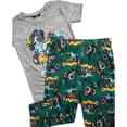 thumbnail image 3 of Quad Seven Boys Pajama Set Cozy Graphic Printed Short Sleeve Sleep Shirt and Pajama Pants 2 Piece, 3 of 7
