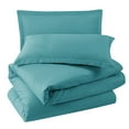 thumbnail image 5 of LammaLoe Duvet Cover Queen, Luxury Microfiber Bedding Sets with 2 Pillow Shams,Teal, 5 of 11