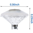 thumbnail image 5 of Luz de baño subacuática, lámpara flotante LED Disco Aqua Glow Multicolor Intermitente Baño Estanque Piscina Spa Bañera de hidromasaje Fiesta Luz nocturna Baño Iluminar juguete con 7 modos de patrón brillar Electrónica, 5 of 5