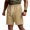 Khaki, variant on Cargo Shorts for Men Stretchy Drawstring Shorts Comfort Short Pants 2026 Summer Lightweight Athletic Workout Gym Shorts with Pockets Khaki L