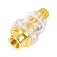 thumbnail image 1 of Wchiuoe In-Line Oiler,Professional 1/4in NPT Mini In-Line Oiler Lubricator Gold Color Copper Pneumatic Tool Accessory, Pneumatic Accessory, 1 of 8