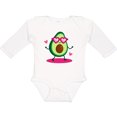 thumbnail image 3 of Inktastic Avocado Lover Gifts Girls Long Sleeve Baby Bodysuit, 3 of 5