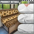thumbnail image 6 of Uorisanigo RV Dinette Cushions Covers, Stretch Sunflower Aztec Print Camper Cushion Cover Dinette Booth Seats Washable Loveseat Slipcovers for Travel Trailer Couch (1 Bench & 1 Backrest Covers), 6 of 7