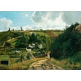 thumbnail image 2 of Pissarro, Camille 24x19 White Modern Wood Framed Museum Art Print Titled - Jalais, Hill, Pontoise, 2 of 4
