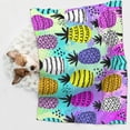 thumbnail image 6 of Sigee Graffiti Pineapples for Pet Blanket for Dog Cat Puppy Blanket Cat Blankets for Small and Medium Pets-Large, 6 of 8