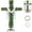 1.8m, variant on Foldable Cross Christmas Tree, Foldable Christmas Tree Cross, Pre-Lit Artificial Pine Christmas Cross,Christmas Crosses Tree Artificial Christmas Cross Tree Artificial Xmas Tree With Led Light