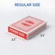 thumbnail image 5 of Gse Games & Sports Expert Cartas Canasta de 6 mazos con valores de puntos, incluye reglas de juego Canasta y manos y pies, naipes tradicionales de juego Rummy (rojo), 5 of 5
