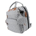 thumbnail image 1 of Diaper Bag Foldable Multifunctional Baby Diaper Backpack with USB Charging Port for Travel, 1 of 7