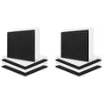 thumbnail image 1 of Paquete de 12 paneles acústicos de pared insonorizados de alta densidad con absorción de sonido para estudios de grabación, techos y oficinas., 1 of 6