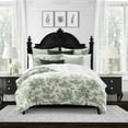 thumbnail image 2 of Bouclair Green Comforter Set Super King, 2 of 5