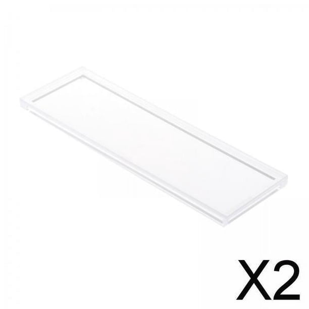 2x Placas de Arena Movediza Acrílicas para Manualidades, Piezas