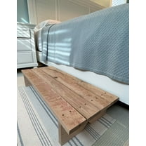 Authentic Amish Reclaimed Deck Natural Wood and Spa Step Stool