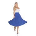 thumbnail image 2 of White Mark Jupe Midi Évasée Tasmin pour Femmes, 2 of 6