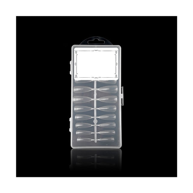 Seitruly Paquete de 240 extensiones de uñas postizas, decoración artesanal, puntas de uñas postizas, herramientas de manicura portátiles Type2 NO2