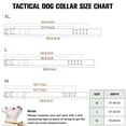 thumbnail image 2 of Tactical Dog Collar Military Dog Collar, Adjustable Nylon Wide Training Collar and Durable Metal Buckle Collar for Medium Large Dogs (XL, Black), 2 of 8