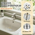 thumbnail image 2 of 2Pack Bathroom Sink Stopper 1.06"-1.50", Universal Bathroom Sink Drain Pop Up Stopper for US Bathroom Sink Stainless Steel Floor Drain Filter, U.S. Standard Universal Drain Filter (Silver), 2 of 7
