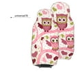 thumbnail image 4 of LAKIMCT Pink Owl Tree Car Seat Covers Vehicle Front Seat Covers Universal Fit Seat Protector, 4 of 9