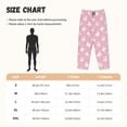 thumbnail image 3 of Vsdgher Pink Cartoon Bear Women’s Womens Pajama Pants, Lounge Wide Leg PantsLounge Pants,Sleep Bottoms, Lounge for Women-XX-Large, 3 of 6
