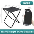 thumbnail image 5 of Outdoor Folding Chair Portable Lightweight Fishing Stool, 5 of 10