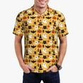 thumbnail image 1 of Fotbe Halloween Ghost Pumpkin Camiseta Polo de Golf para Hombre con Estampado – Camisa Deportiva Transpirable con Cuello Abotonado-Large, 1 of 6
