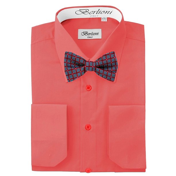 mens shirt and bow tie set