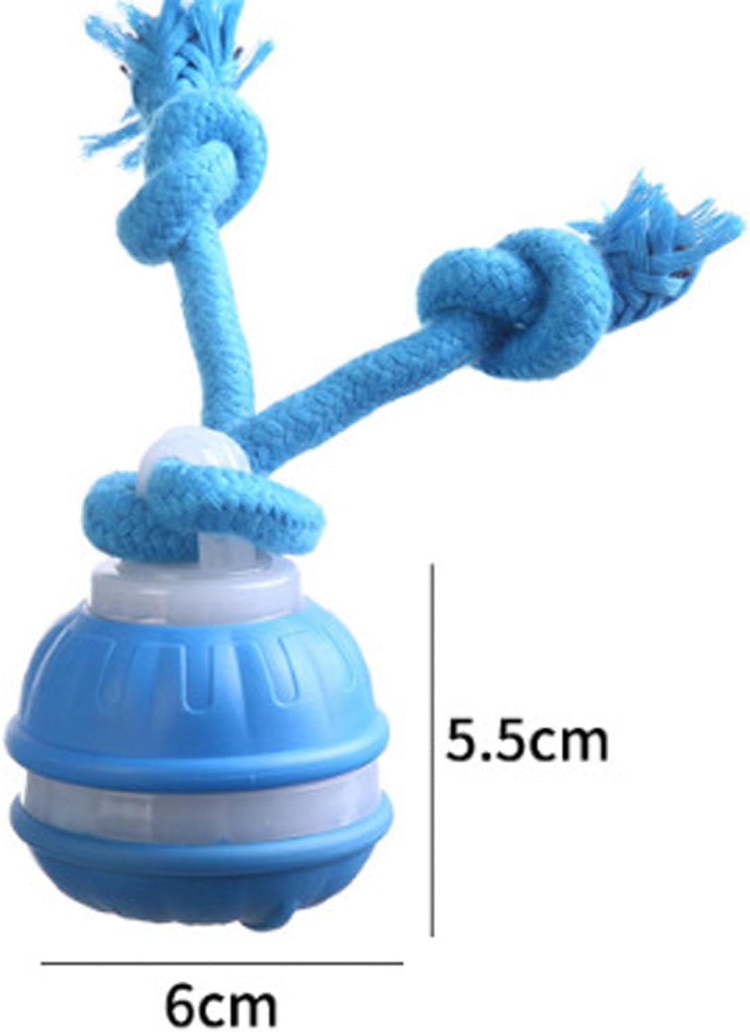 Interactive Dog Toys, Squeaky Dog Toys, Rolling Ball for Puppy and Medium Dogs, Squeaky Indoor/Outdoor Play