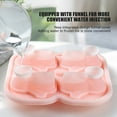 thumbnail image 2 of 4 Grid Penguin Shape DIY Ice Cube Tray with Removable Lids Easy Cleaning Mould for Mojitos Popsicles Infused Mint, 2 of 6
