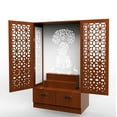 thumbnail image 2 of Devyom Illuminated Cabinet, Wood Brown, 16 in, 2 of 5