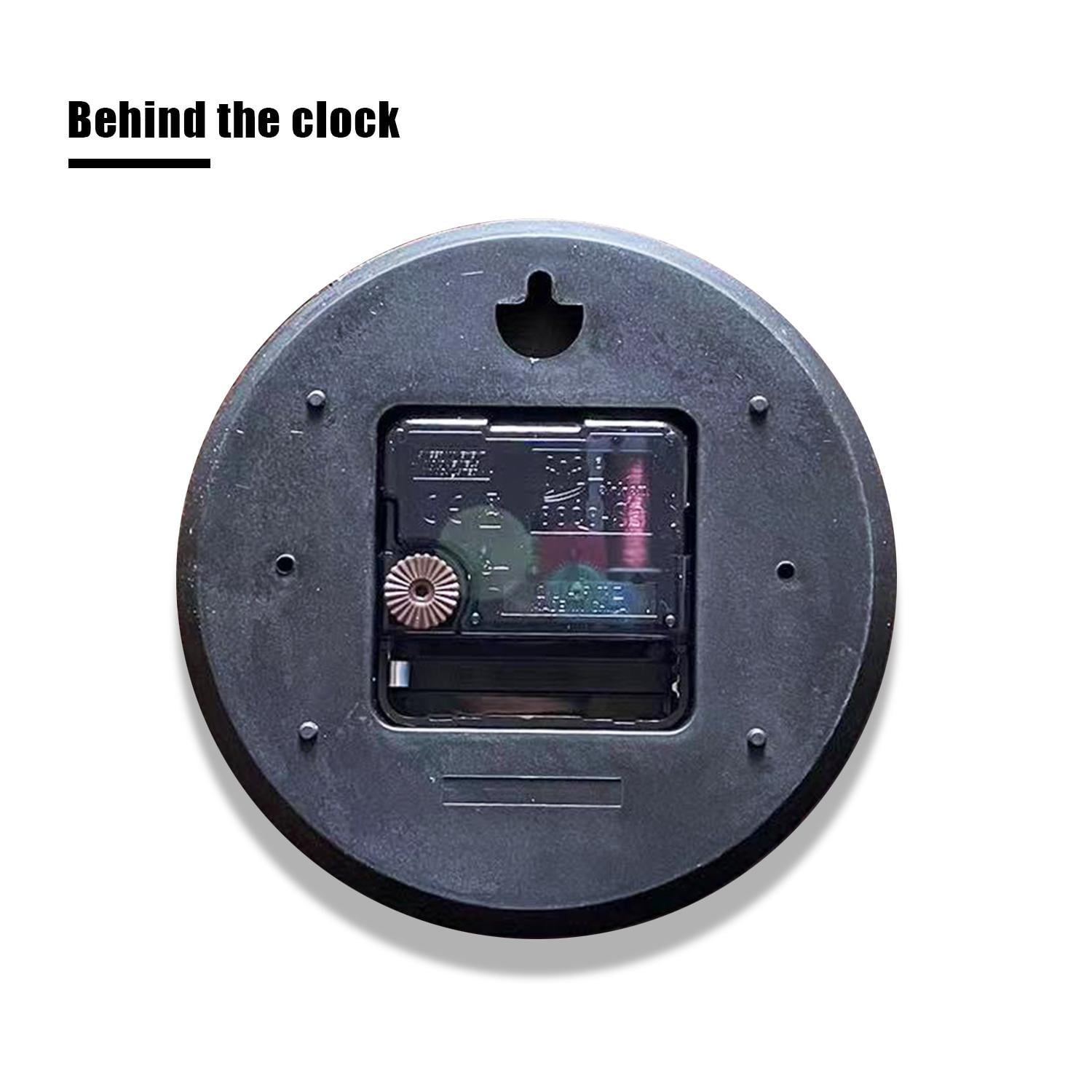 12 Inch Wall Clock Battery Operated Silent Clock Decorative for Office, Kitchen, Outdoor, Living Room，Cobble Stone Picture