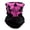 326 rose pink, variant on Multiuse Neck Gaiter for Cycling Halloween Skull Print Face Mask Neck Warmer For Outdoor Activity and Daily Wear