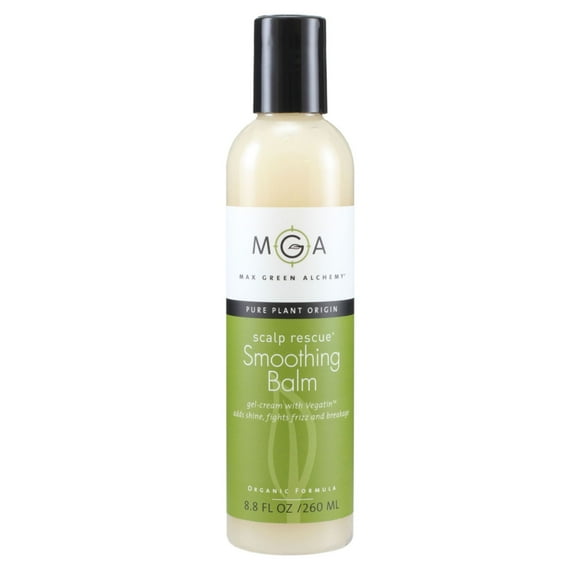 Max Green Alchemy Scalp Rescue Smoothing Balm, Vegan Keratin Treatment, 8.8 fl oz Bottle, Vegan Keratin Treatment : Max Green Alchemy