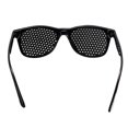 thumbnail image 4 of 2 piezas de gafas de rejilla, gafas con orificios, gafas con orificios, gafas con patillas plegables, color negro, 4 of 5