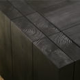 thumbnail image 4 of 49" Modern Wooden Coffee Table with Thick Legs, Center Table for Living Room, Black, 4 of 6