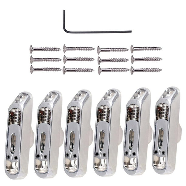 19 lot Individual Electric Guitar Saddles Tailpiece / Screw w/ Wrenches