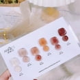 thumbnail image 3 of 10ml 6Pcs/Set Nail Polish Excellent Saturation High Pigmented Natural Translucent Manicuring UV LED Gel Soak Polish for Female, 3 of 8