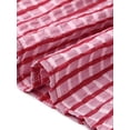thumbnail image 5 of INSPIRE CHIC Gingham Dress for Women Sundress Sleeveless Plaid Flowy Swing Tiered Short Dresses M Red, 5 of 6