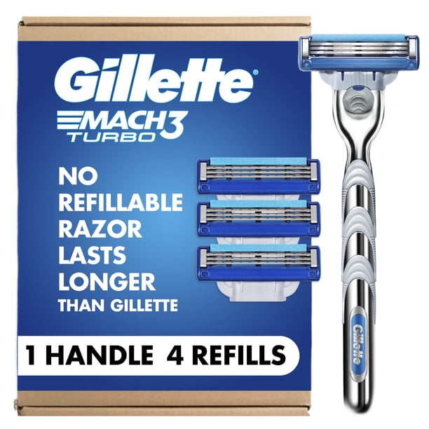 Afeitadora Gillette Mach3 Turbo 1 mango 4 hojas