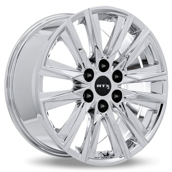 RTX OE Custom Wheel 20x9 Inch Rim for 2000-2022 Cadillac Escalade 78.1mm CB Offset 25mm Chrome