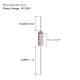 thumbnail image 2 of Uxcell 5Pcs Metal Temperature Thermal Fuse SF110 10A 250V with Terminal Connector, 2 of 6